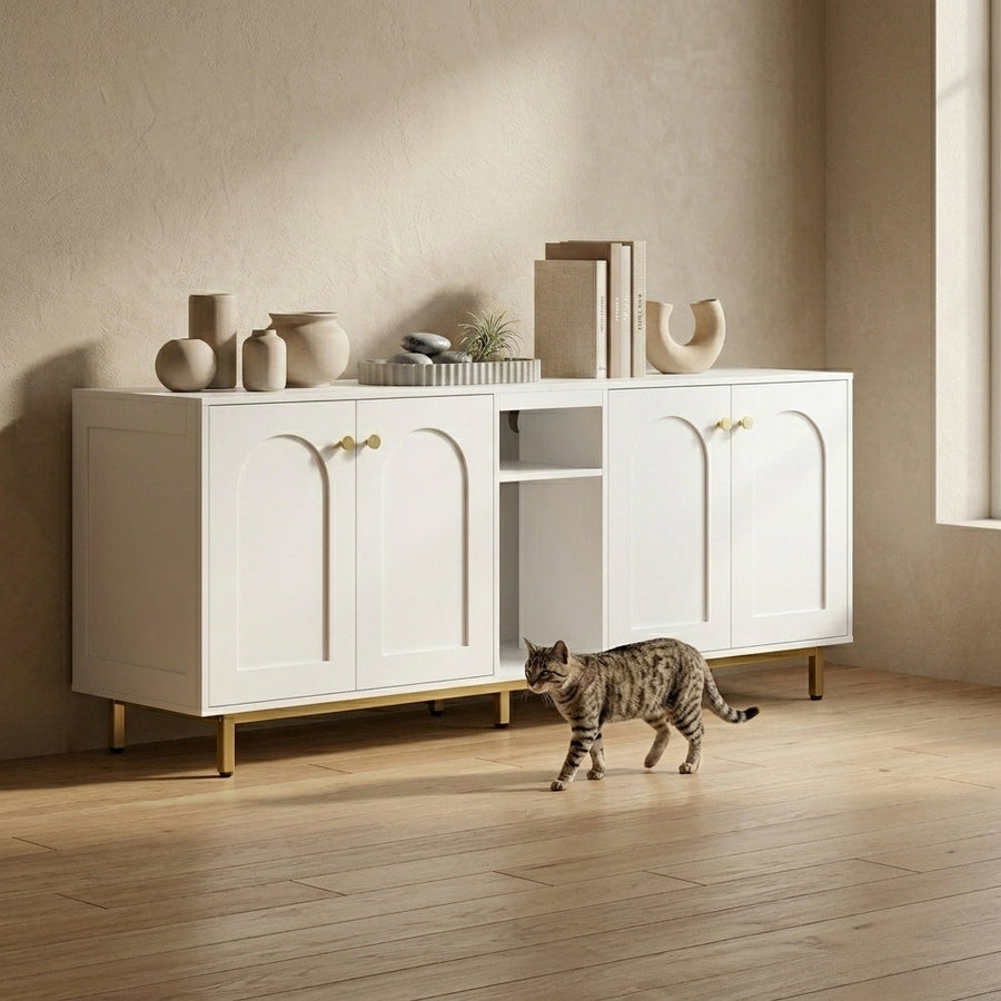 Collection de meubles cache litière pour chat