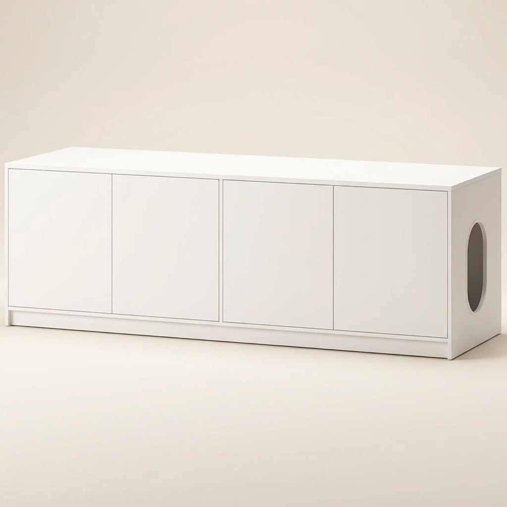 Meuble cache litière invisible grand format — Félis Pure